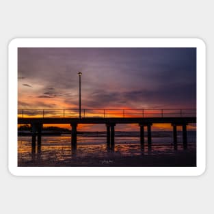 Rosebud Pier, Rosebud, Mornington Peninsula, Victoria, Australia Sticker